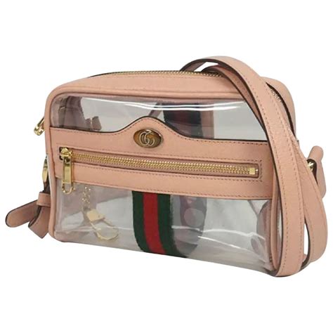 gucci clear backpack